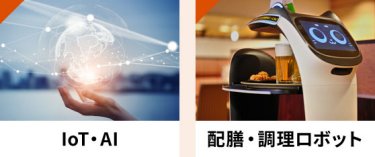 Iot,IA,配膳、調理ロボット