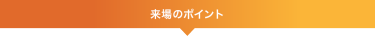 来場のメリット